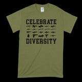 Celebrate Diversity Guns T-Shirt