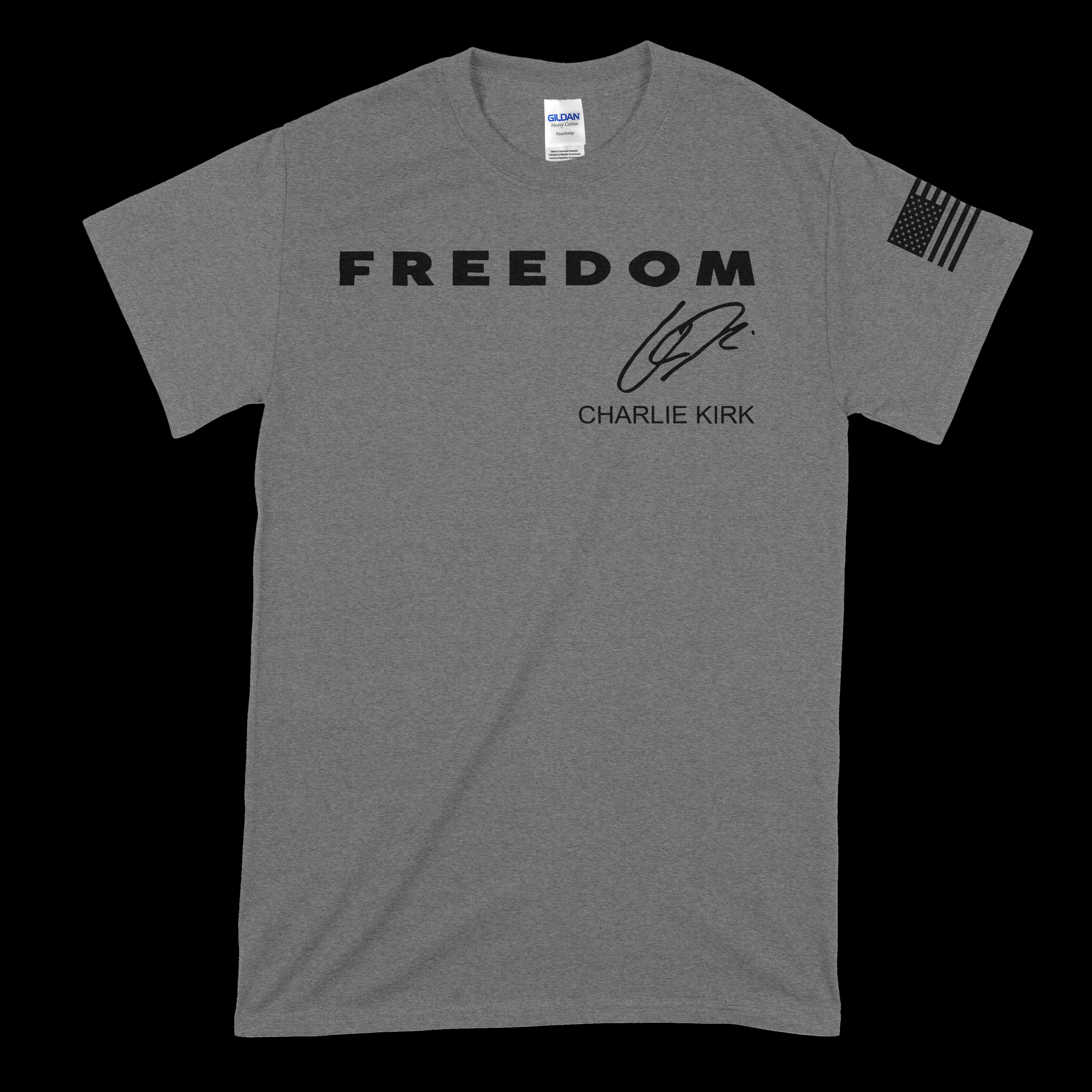 Charlie Kirk Signature FREEDOM T-Shirt