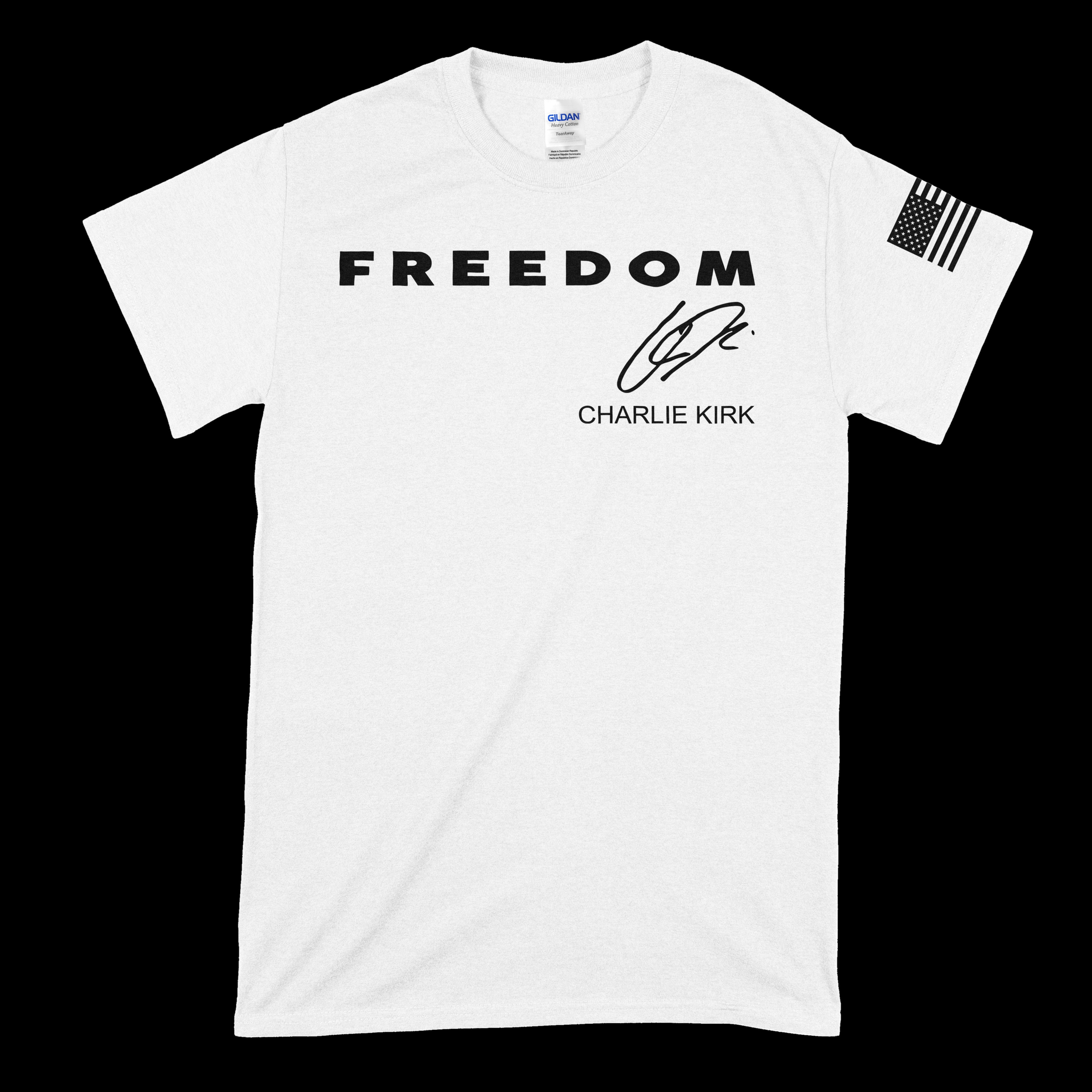 Charlie Kirk Signature FREEDOM T-Shirt