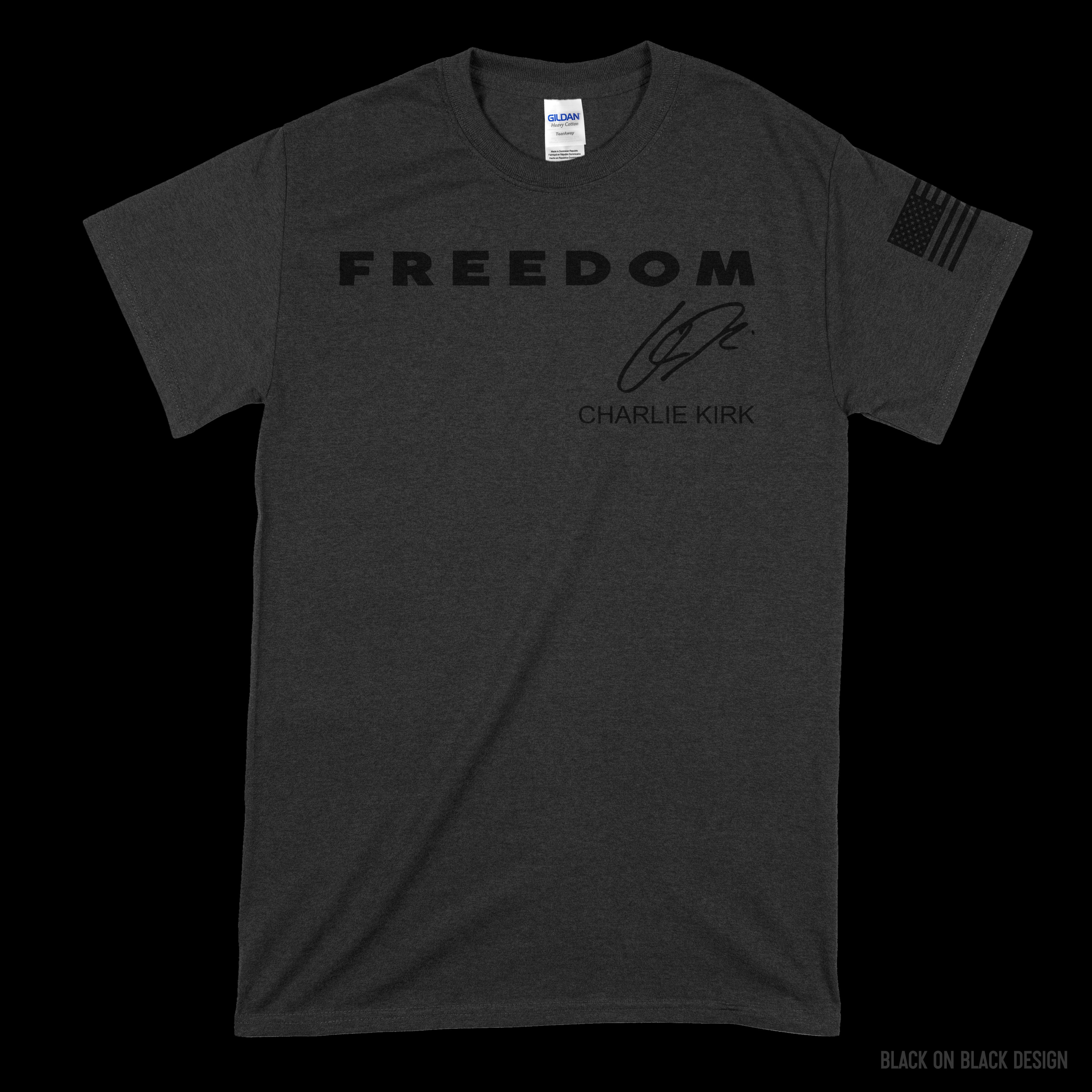 Charlie Kirk Signature FREEDOM T-Shirt