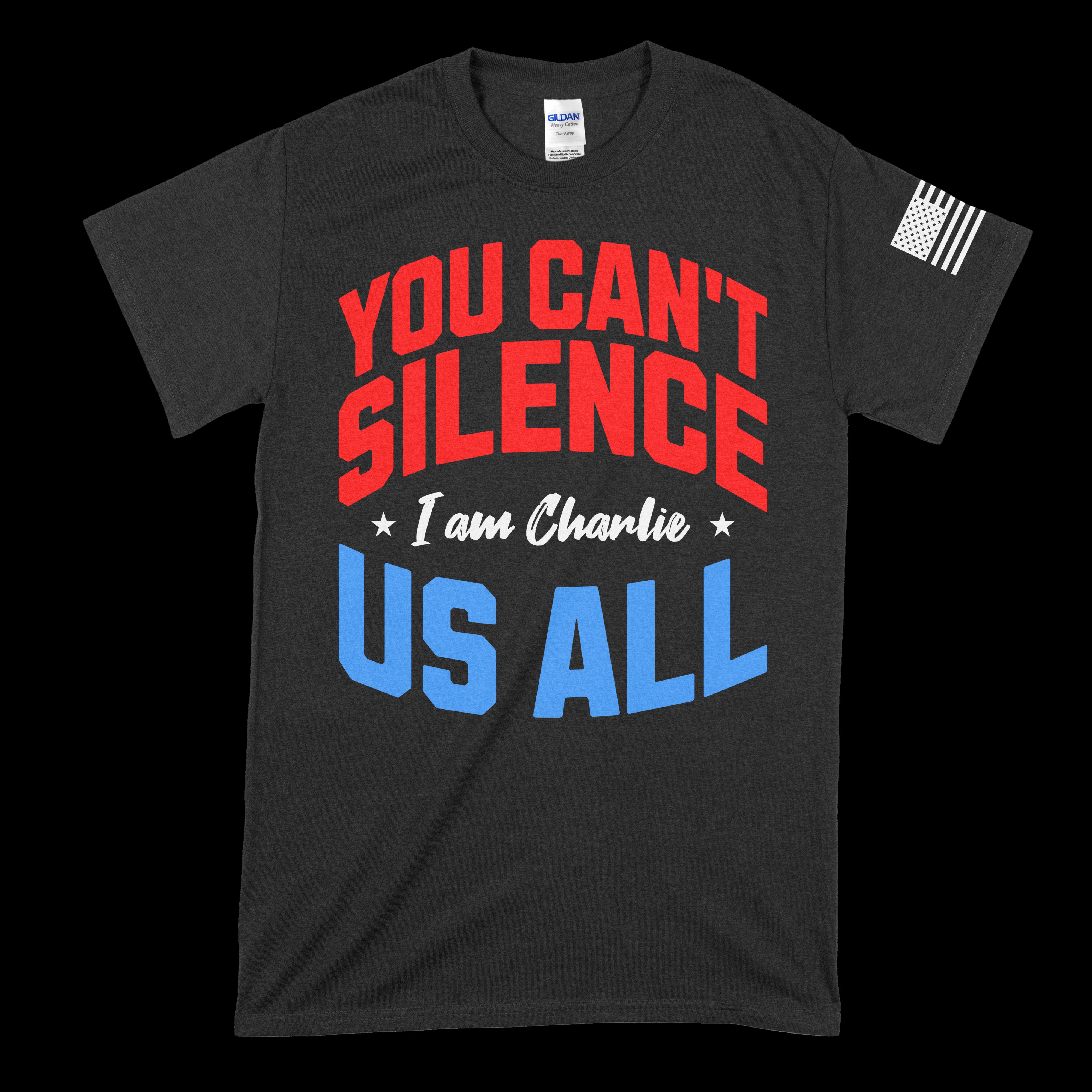 Charlie Kirk - You Can't Silence Us All T-Shirt
