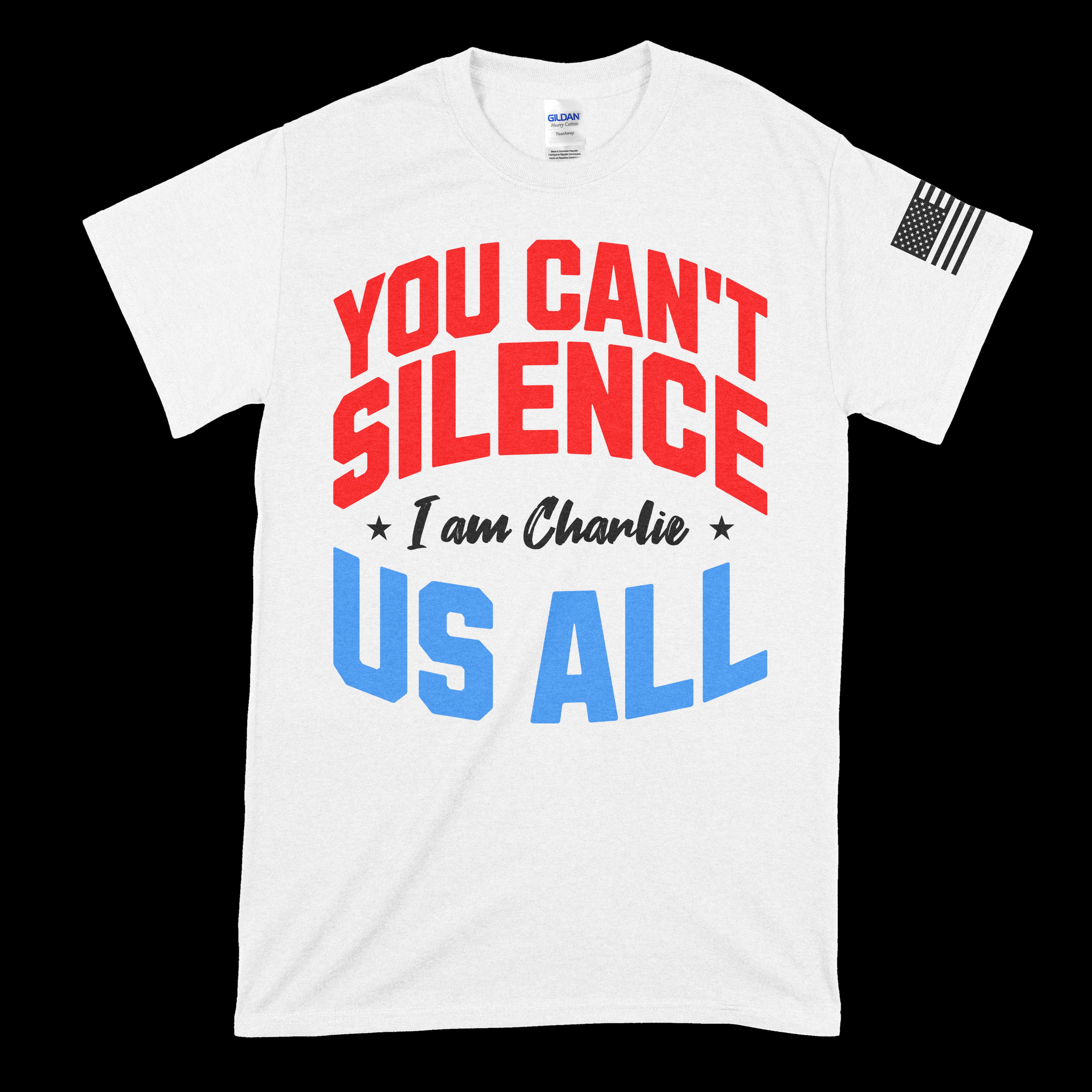 Charlie Kirk - You Can't Silence Us All T-Shirt
