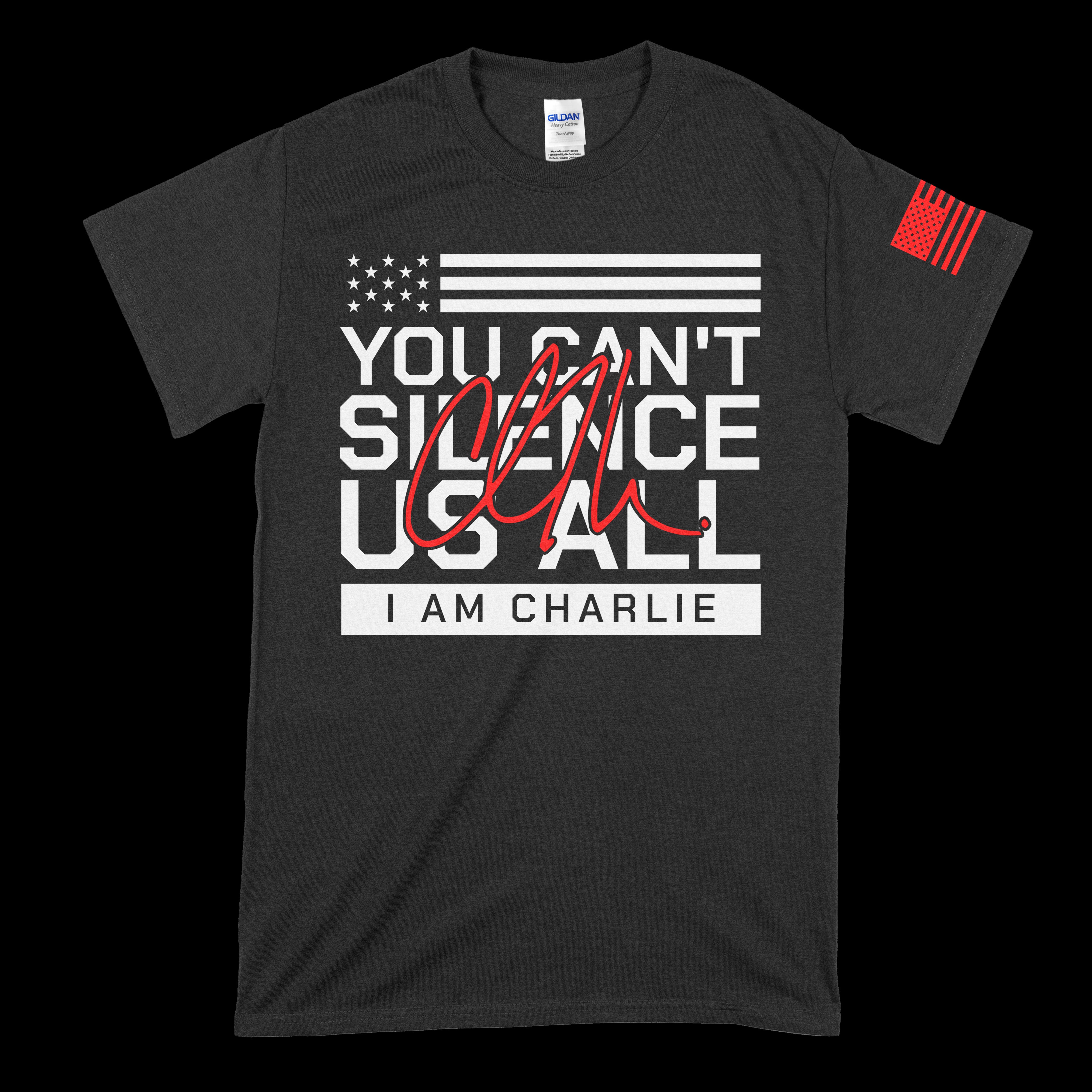Charlie Kirk - You Can't Silence Us All T-Shirt