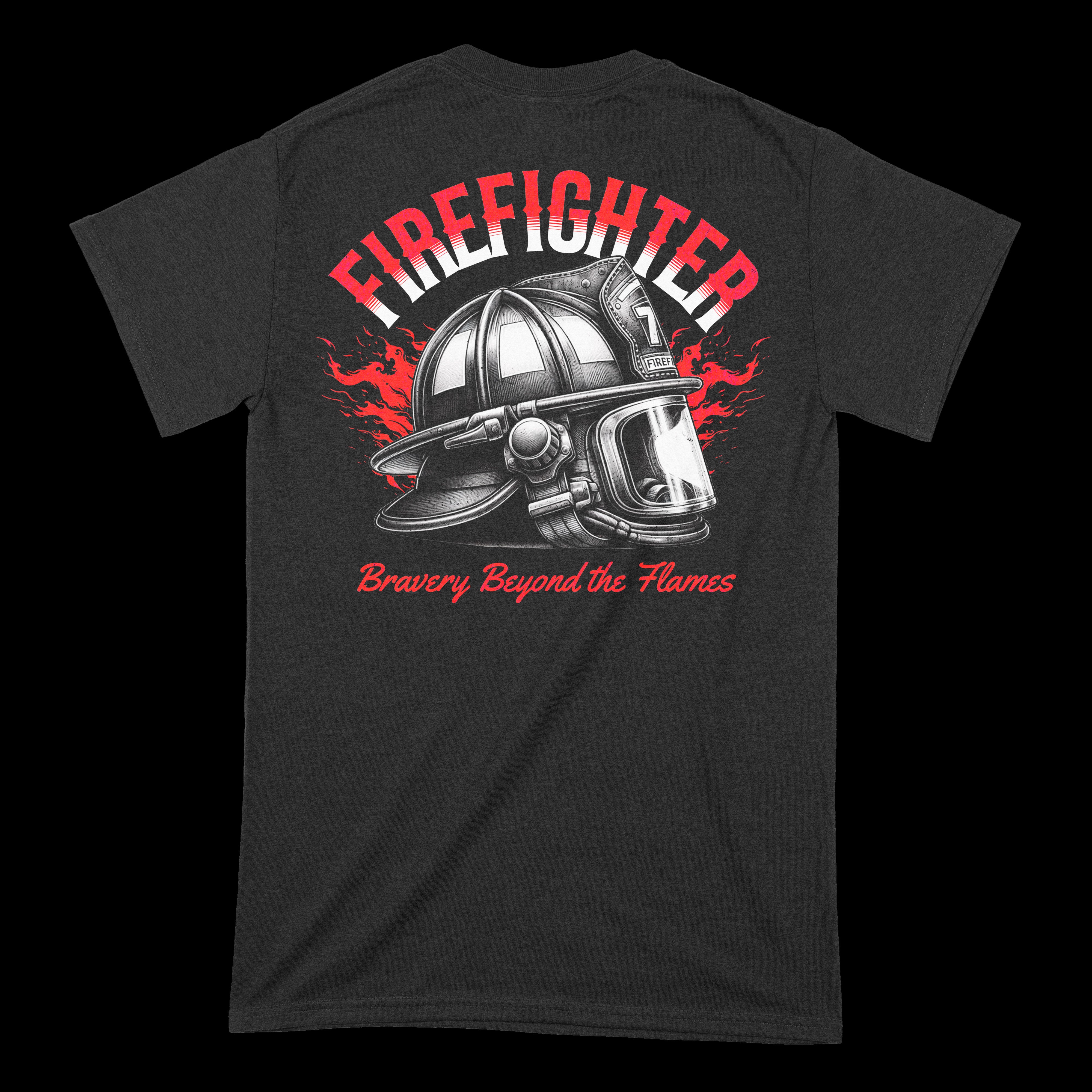 Bravery Beyond The Flames Firefighter T-Shirt